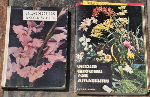 2 books on GLADIOLUS & ORCHIDS