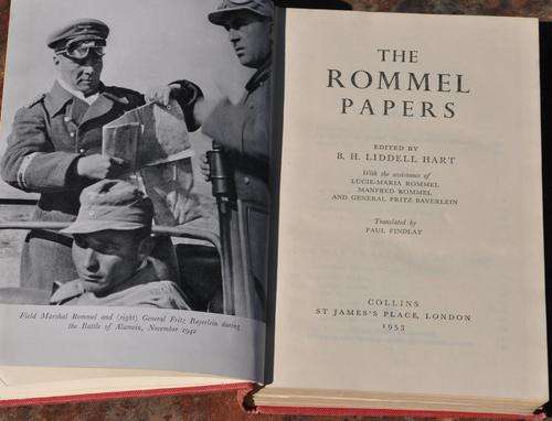 THE ROMMEL PAPERS by Liddell Hart (1953, first edition)