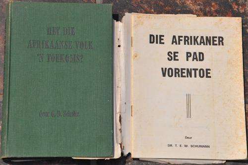 2 VINTAGE BOOKS ON AFRIKANER FUTURE