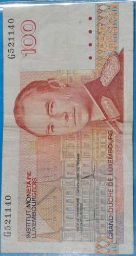 Crazy R1/No Reserve Auction - LUXEMBURG / LUXEMBOURG 100 Francs / Frang