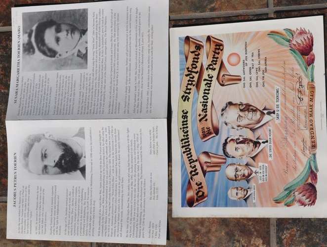 ORIGINAL BIBLIOPHILE AFRICANA COLLECTIBLES mostly Union of S.A. & Verwoerd et al.