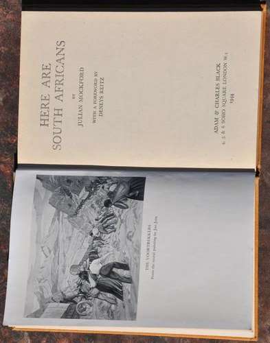 HERE ARE SOUTH AFRICANS Foreword by Deneys Reitz (1944)  -  BRILLIANT AFRICANA COLLECTIBLE
