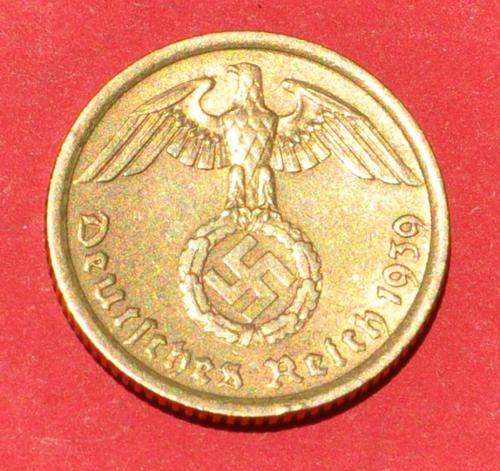 DEUTSCHES REICH  10 REICHSPFENNIG 1939 A aUNC German Aluminiumbronze Coin TOP NUMISMATIC COLLECTIBLE