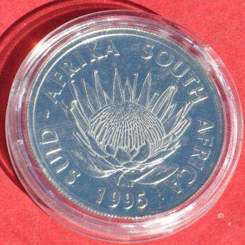PROTEA 1995 R1  PROOF or UNC SILVER COIN - Excellent for grading!!!