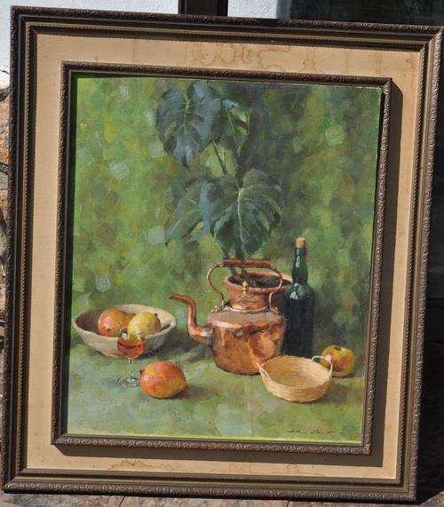 ARTHUR O'MANT Original oils on board artwork 1971, framed - pick up only