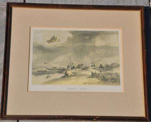 VINTAGE LITHOGRAPHY - SIMON'S TOWN - TW Bowler W.L. Walton M. Hanhart -  SUPERB CONDITION
