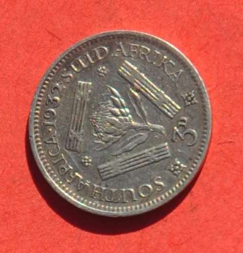 THREEPENCE 1932 Tickey 3d - TOP INVESTMENT!!!