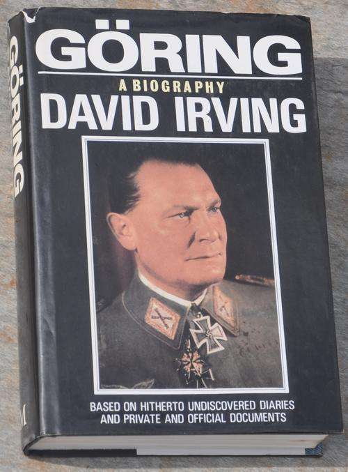 GOERING by David Irving - nice Militaria collectible IN ENGLISH - EXCELLENT ANTIQUARIAN CONDITION