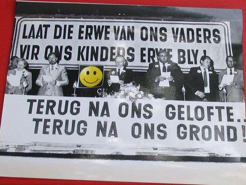 SOUTH AFRICA  1980s & 1990s BOERE OPPOSITION AWB HNP KP - BOEREVOLKSSTAATKONGRES te Pretoria 1985