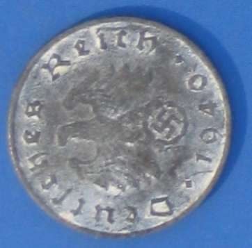 DEUTSCHES REICH - 10 REICHSPFENNIG 1940 B - TOP PIECE