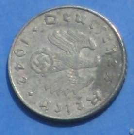 DEUTSCHES REICH - 5 REICHSPFENNIG 1942 A