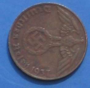 DEUTSCHES REICH - 1 REICHSPFENNIG 1937 F