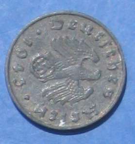 DEUTSCHES REICH - 1 REICHSPFENNIG 1943 A