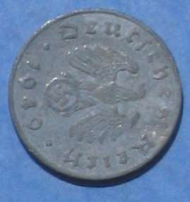 DEUTSCHES REICH - 1 REICHSPFENNIG 1940 A