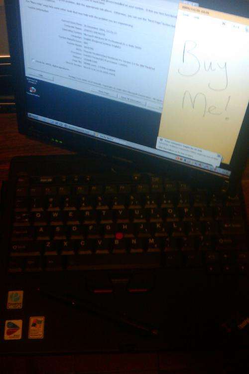 Lenovo X41 Tablet PC with Wacom touchscreen!