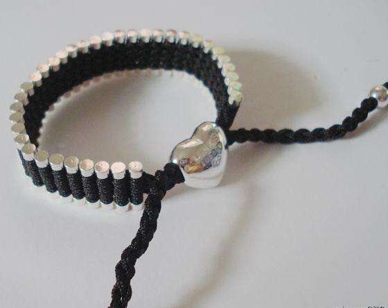 FRIENDSHIP BRACELET - "LONDON LINKS" 925 st. silver