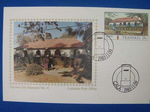 "SILK" MAXICARD No. 4 LUSIKISIKI  Post Office