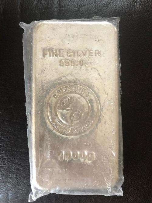 1000g silver bullion bar