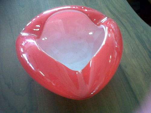 *** MERANO Italian Glass Ashtray ***