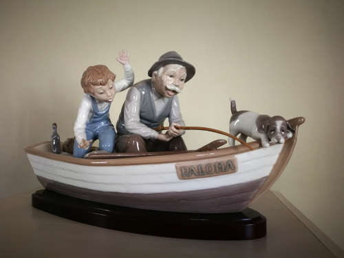 Very unique Lladro porcelain figurine