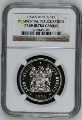 *** 2nd Finest Grade *** PF69 Ultra Cameo 1994 R1 Presidential Inauguration - Only 5 Better !!!
