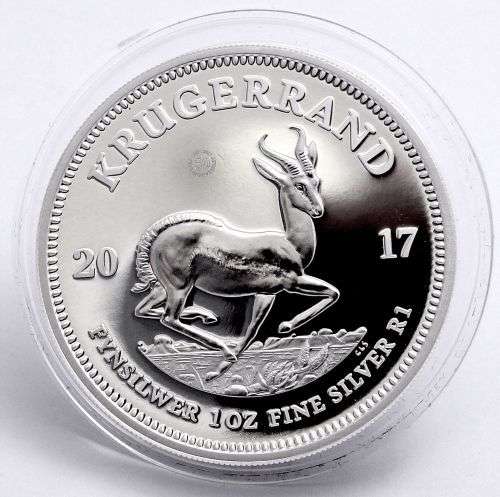 PERFECT 2017 PROOF KRUGERRAND 1oz SILVER - NGC PF70 ULTRA CAMEO - 50th ANNIVERSARY - MINTAGE = 15000
