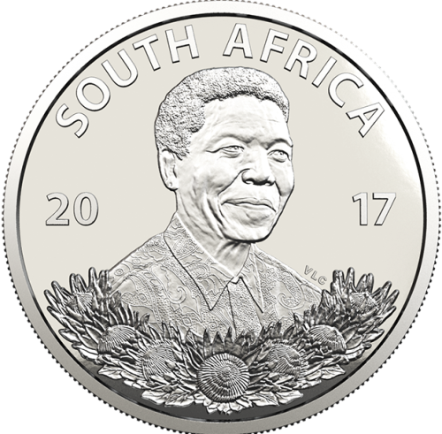 ** FIRST RELEASES ** 2017 PROTEA PROOF SILVER  R1 - THE FREEDOM CHARTER S1R - NGC GRADED PF70 CAMEO