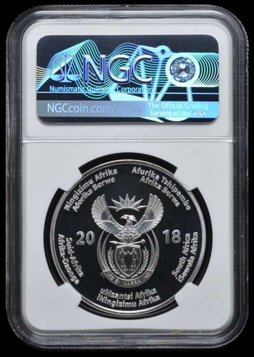 *** PERFECT *** 2018 Nelson Mandela Proof 100th Anniversary Silver S50R - NGC PF70 Ultra Cameo.