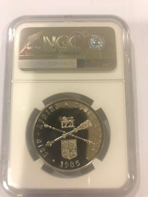 *** 2nd Finest Grade *** 1985 Parliament Anniversary Proof Silver R1 - NGC Graded PF68 Ultra Cameo.