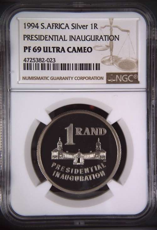 1994 Presidential Inauguration Proof Silver R1 - PF69 Ultra Cameo.