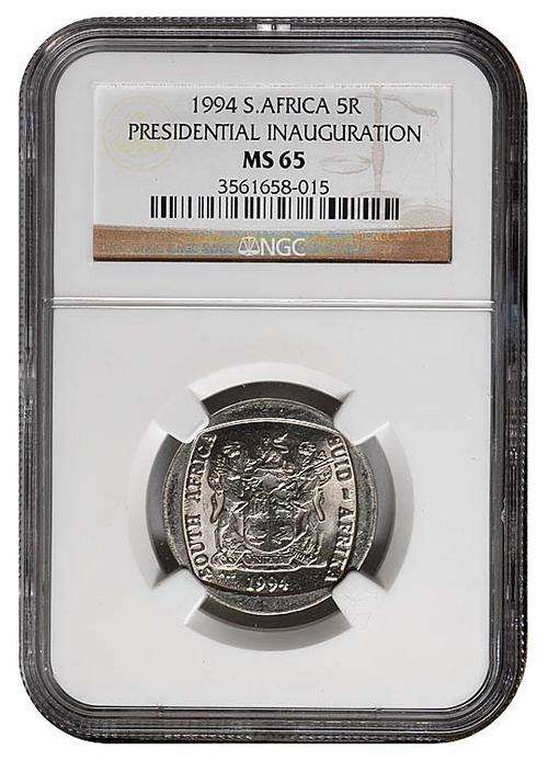 *** Awesome Grade *** 1994 Presidential Inauguration R5 - NGC Graded MS65 - Crazy R1 Start.