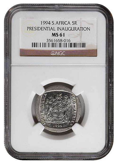 *** Scarce Grade *** 1994 Presidential Inauguration R5 - NGC Graded MS61 - R1 Start.