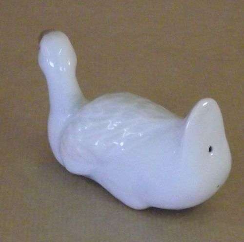 Rare Chinese Stoneware Pale Celadon Glaze Duck - early 20th century Yi Hsing ware
