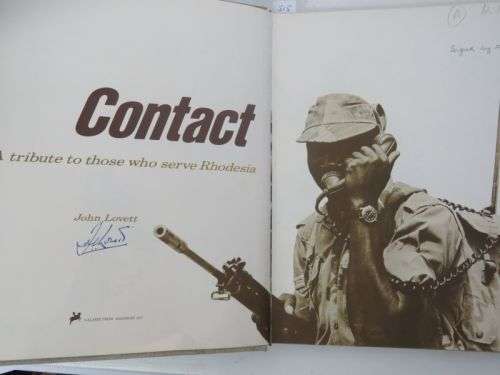 CONTACT: A Tribute to Those Who Serve Rhodesia by John Lovett ~ SIGNED FIRST EDITION