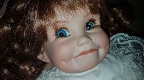 Charming Manuela - Highly Collectable 48cm Vintage Designer Porcelain Doll (DMG)