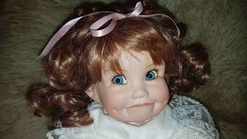 Charming Manuela - Highly Collectable 48cm Vintage Designer Porcelain Doll (DMG)