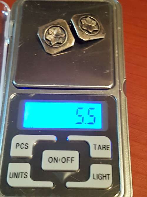 Sterling Silver Designer Joe Calafato `Candida` Flower Design Spring Back Clip-on Earrings