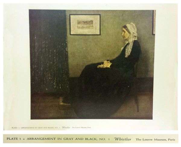 Arrangement in Grey & Black No 1 [Whistlers Mother] - Whistler  [Limited Edition 1958 Artwork Print]