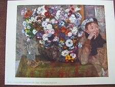 Woman with Chrysanthemums - Degas  [Limited Edition 1958 Artwork Print]