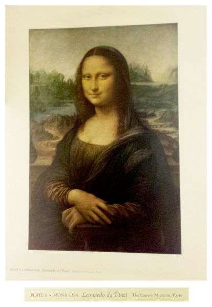 Mona Lisa - Leonardo da Vinci  [Limited Edition 1958 Artwork Print]