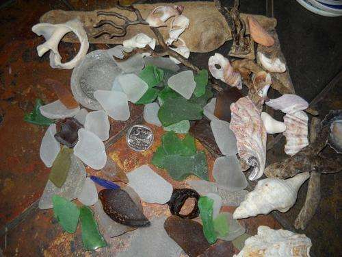 Genuine Surf Tumbled Sea Glass [False Bay beaches] - 15 Pieces PLUS free tutorial (pendant)