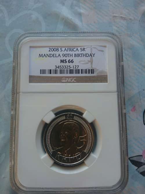 2008 MANDELA BIRTHDAY COIN