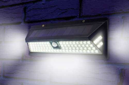 86 LED Solar Motion Sensor Light for Garden and Walkways even Camping