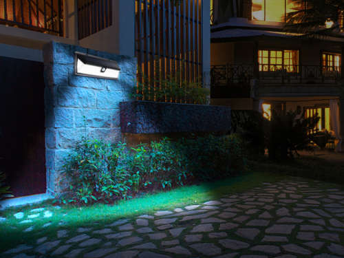 86 LED Solar Motion Sensor Light for Garden and Walkways even Camping