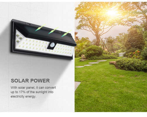 86 LED Solar Motion Sensor Light for Garden and Walkways even Camping