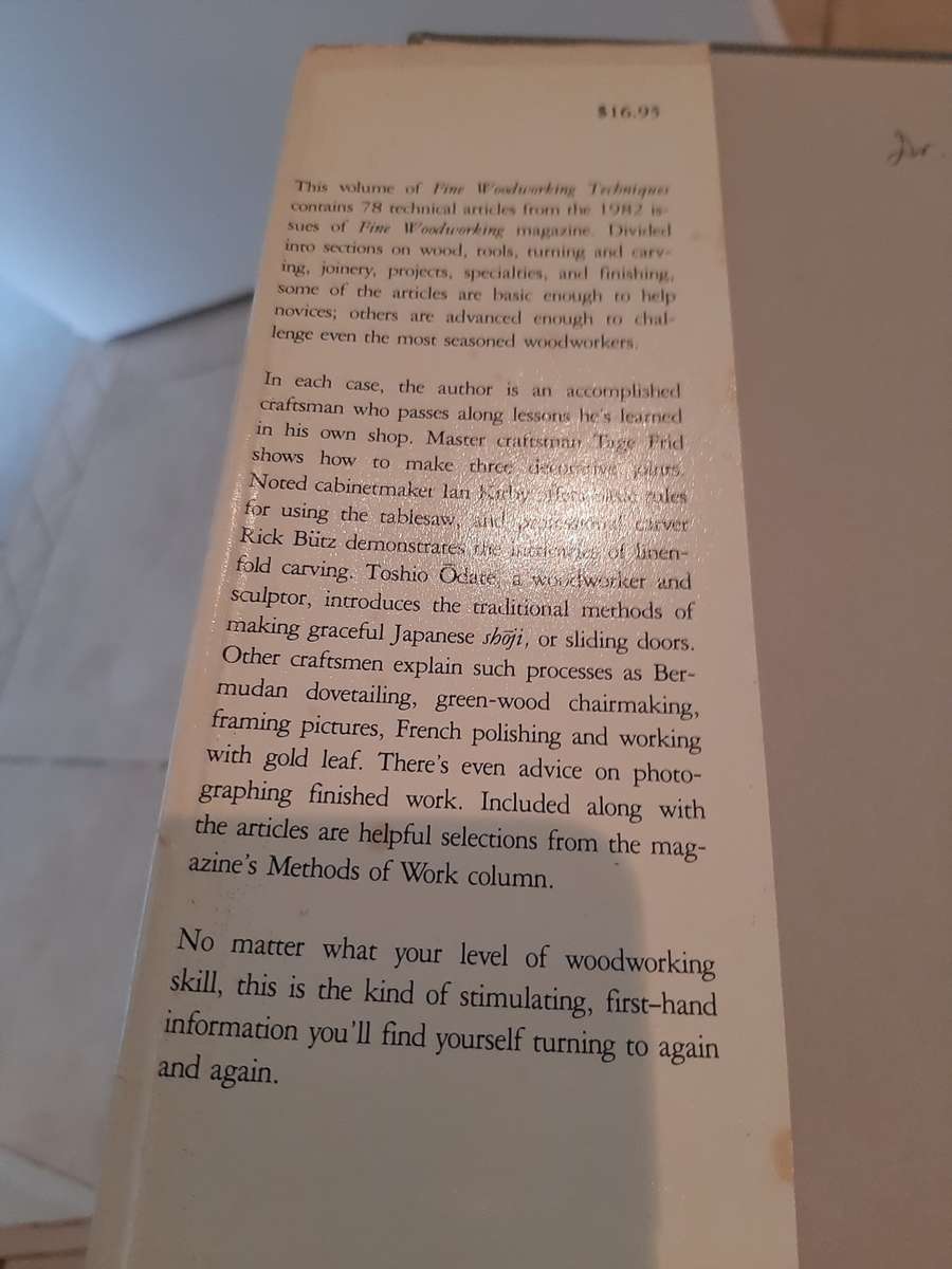 WOODWORKING - TECHNIQUES 6