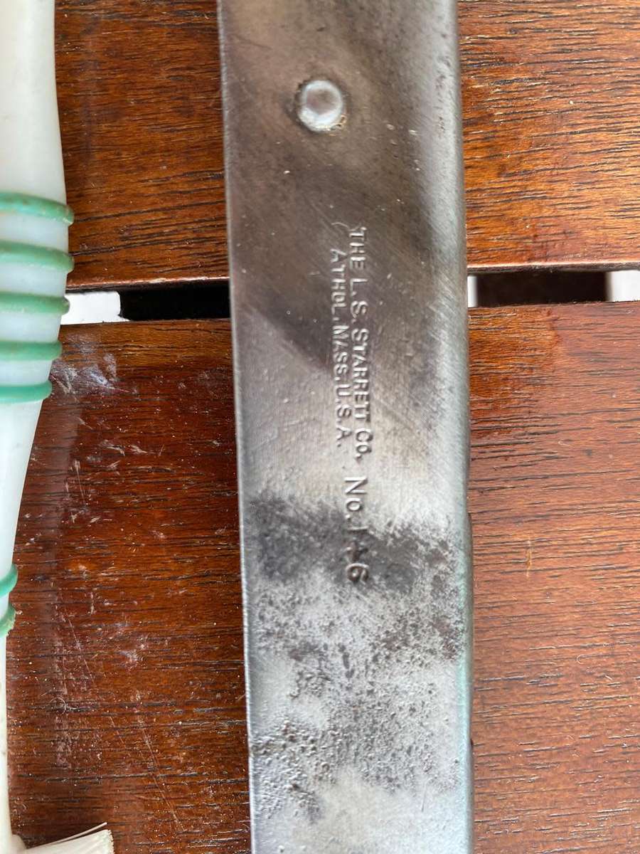 Starrett Hacksaw no 146 by Starrett Mass Con. USA.