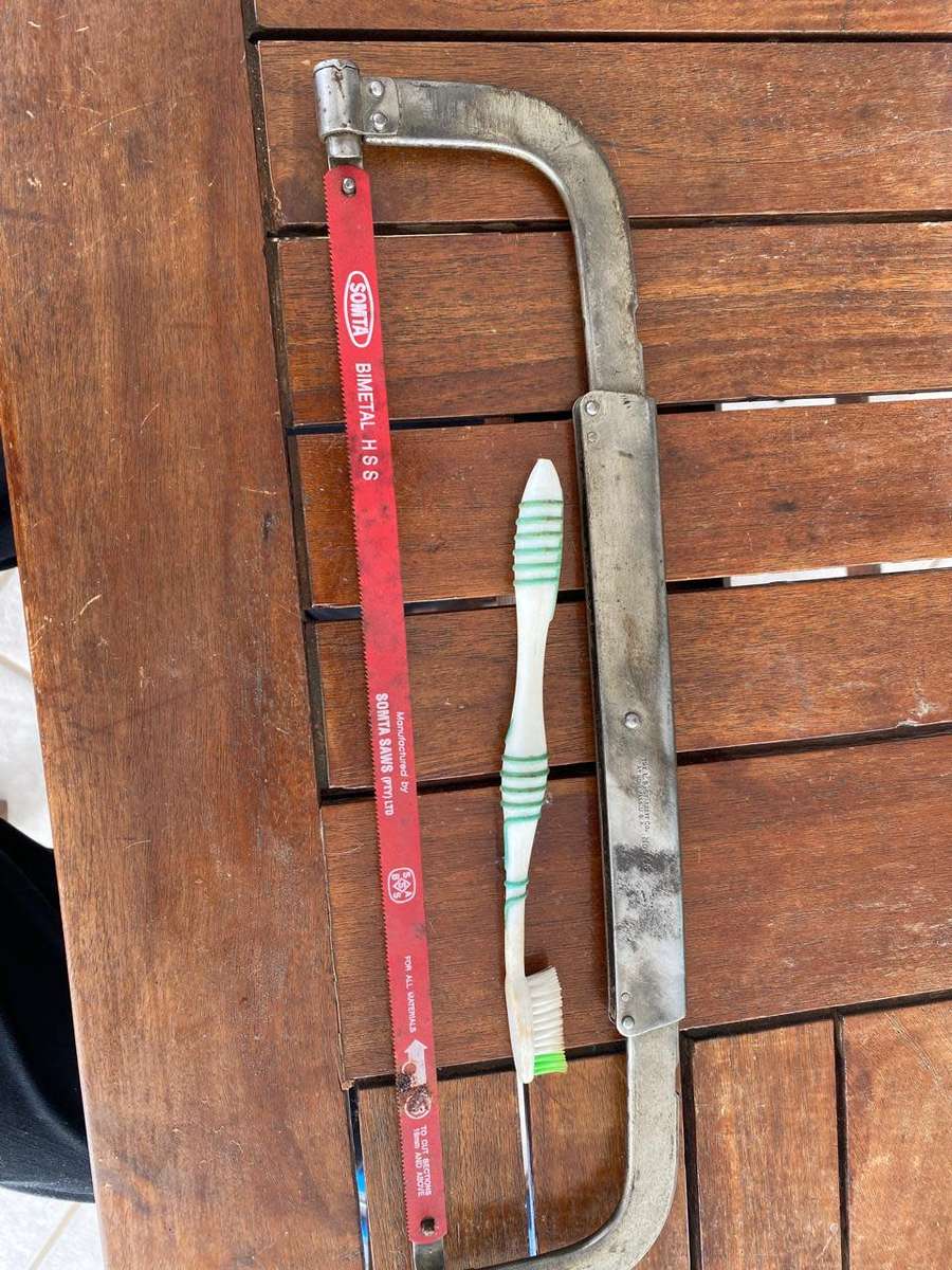 Starrett Hacksaw no 146 by Starrett Mass Con. USA.