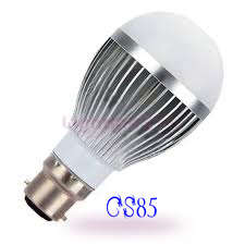 3W LED BAYONETT B22 PIN BULBS**NO COMBINED SHIPPING CHARGES!!