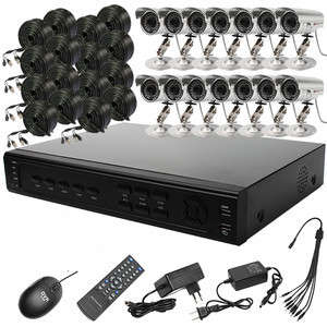 16 Channel CCTV System complete with HDMI,3G,Wifi & Internet**700 TVL HD Cameras